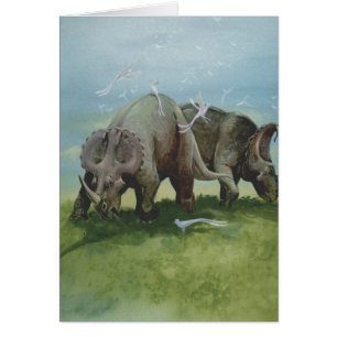 dinosaurussen, Centrosaurus Grazing in de weide