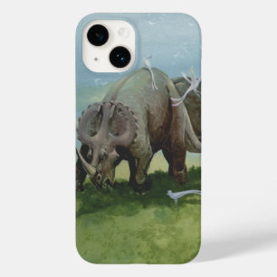  dinosaurussen, Centrosaurus Grazing in de weide Case-Mate iPhone Case