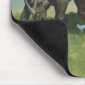 dinosaurussen, Centrosaurus Grazing in de weide Muismat (Hoek)