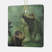 dinosaurussen, Centrosaurus in het Oerwoud Keramisch Ornament (Links)