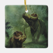 dinosaurussen, Centrosaurus in het Oerwoud Keramisch Ornament (Voorkant)