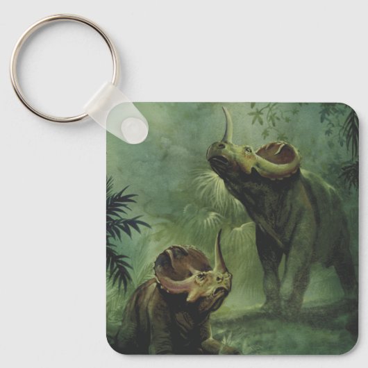 dinosaurussen, Centrosaurus in het Oerwoud Sleutelhanger (Voorkant)