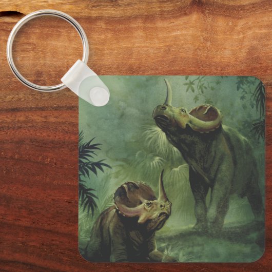 dinosaurussen, Centrosaurus in het Oerwoud Sleutelhanger (Voorkant)