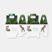 Dinosaurussen Dank u thema Favor Box Bedankdoosjes (Uitgevouwen)