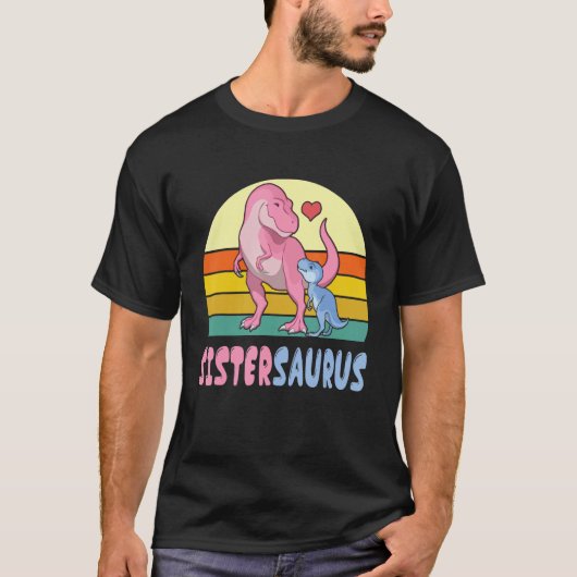 Dinosaurussen dansen samen blij voor me Broeder Si T-shirt (Voorkant)