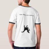 Dinosaurussen deden geen qigong, nu zijn ze uitges t-shirt (Achterkant)