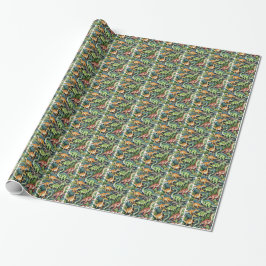 Dinosaurussen Design Wrapping Paper Cadeaupapier