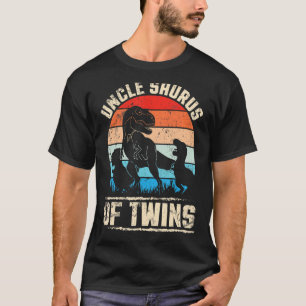 Dinosaurussen die samen een gelukkige tante oom Sa T-shirt