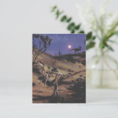 dinosaurussen, Dilophosaurus Birthday Party Kaart (Staand voorkant)