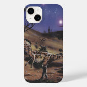  dinosaurussen, Dilophosaurus op een Sterrennacht Case-Mate iPhone Case (Achterkant)