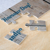 Dinosaurussen door zwembad Birthday Party Gift Legpuzzel (Zijkant)