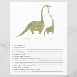 Dinosaurussen Douche Boek Scramble Game