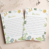 Dinosaurussen Drie Rex Time Capsule Note Bericht K Bedankkaart