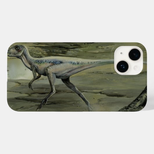 dinosaurussen, een Cretacous Hypsilophodon Case-Mate iPhone Case (Achterkant (horizontaal))