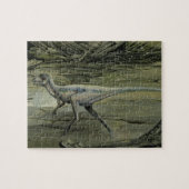  dinosaurussen, een Cretacous Hypsilophodon Legpuzzel (Horizontaal)