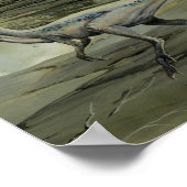  dinosaurussen, een Cretacous Hypsilophodon Poster (Hoek)