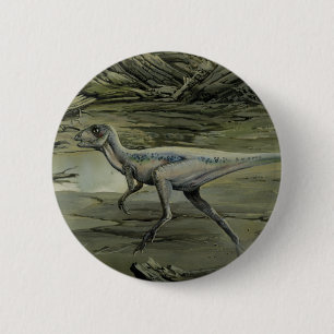 dinosaurussen, een Cretacous Hypsilophodon Ronde Button 5,7 Cm