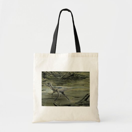 dinosaurussen, een Cretacous Hypsilophodon Tote Bag (Voorkant)