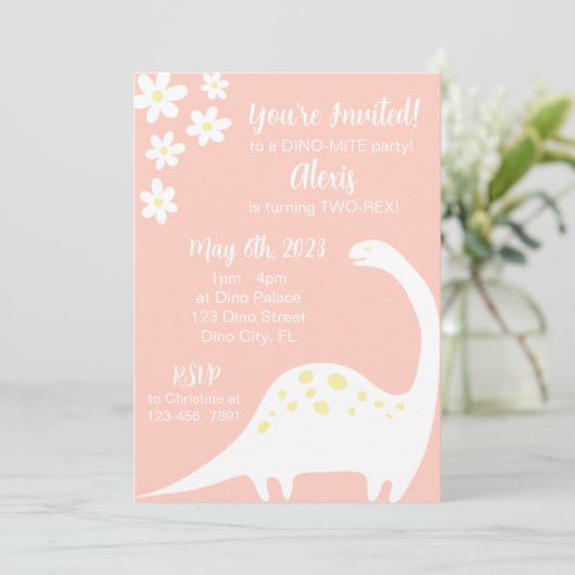 Dinosaurussen en Daisy's Kaart (Staand voorkant)