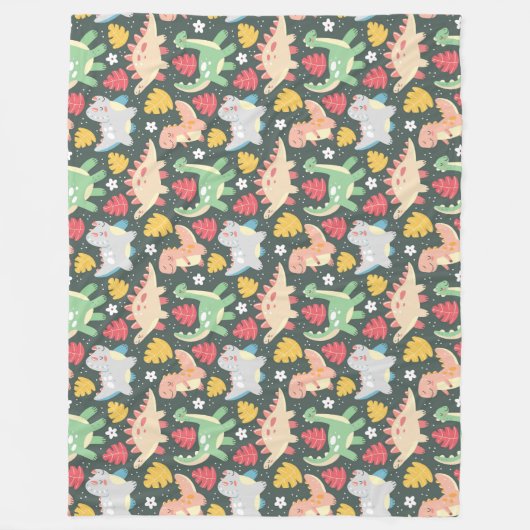 Dinosaurussen. Fleece Blanket (Voorkant)