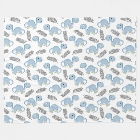 Dinosaurussen. Fleece Blanket (Voorkant (Horizontaal))