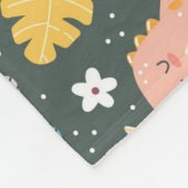 Dinosaurussen. Fleece Blanket Deken (Hoek)