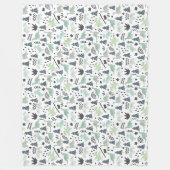 Dinosaurussen. Fleece Blanket Deken (Voorkant)