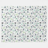 Dinosaurussen. Fleece Blanket Deken (Voorkant (Horizontaal))