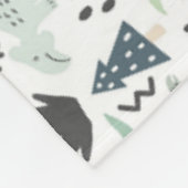 Dinosaurussen. Fleece Blanket Deken (Hoek)