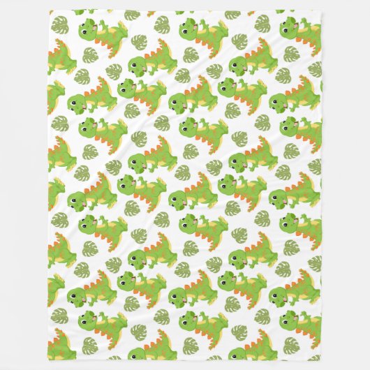 Dinosaurussen. Fleece Blanket Deken (Voorkant)