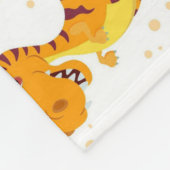 Dinosaurussen. Fleece Blanket Deken (Hoek)