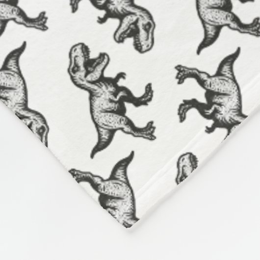 Dinosaurussen Fleece Deken (Hoek)