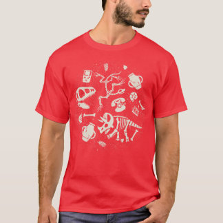 Dinosaurussen Fossielen  Technologie T-shirt