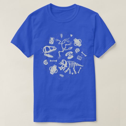 Dinosaurussen Fossielen  Technologie T-shirt (Design voorkant)