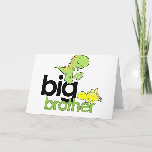 dinosaurussen grote broer aankondiging (Voorkant)