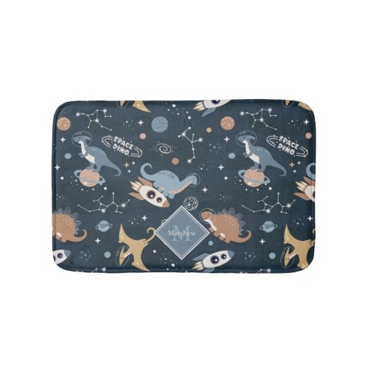 Dinosaurussen in de Kinder ruimte van het ruimtepa Badmat (Voorkant)