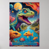 Dinosaurussen in de ruimte: Avontuur Collectie Pos Poster (Voorkant)