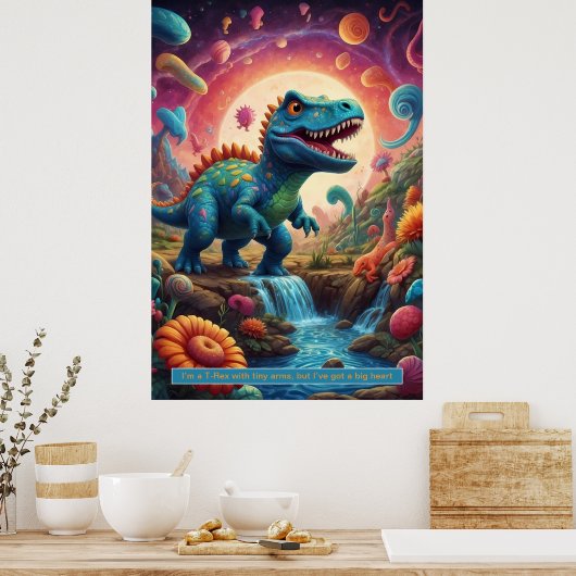 Dinosaurussen in de ruimte: Avontuur Collectie Pos Poster (Keuken)