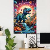 Dinosaurussen in de ruimte: Avontuur Collectie Pos Poster (Thuiskantoor)