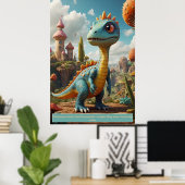 Dinosaurussen in de ruimte: Avontuur Collectie Pos Poster (Thuiskantoor)