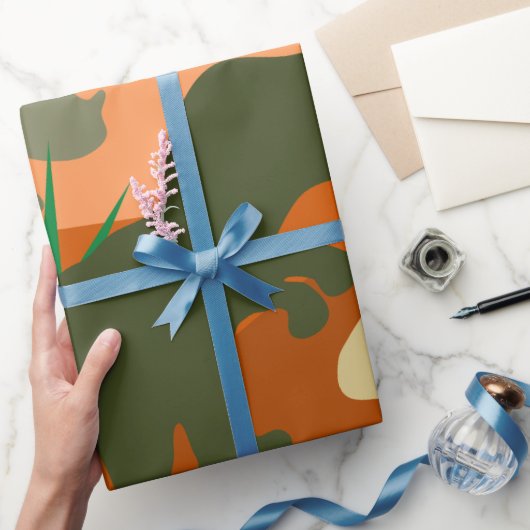 Dinosaurussen in de wilde natuur cadeaupapier (Geschenken)