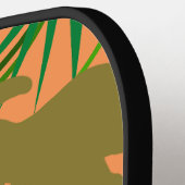 Dinosaurussen in de wilde natuur pickleball paddle (Links Detail)