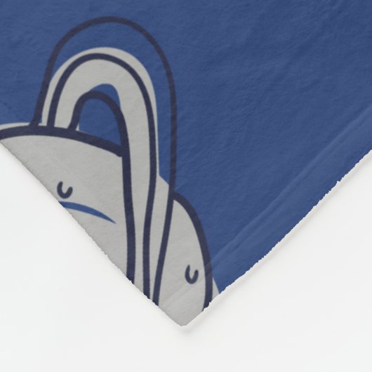 Dinosaurussen in door de hand getrokken  naadloze  fleece deken (Hoek)