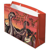 Dinosaurussen in Dusk Groot Cadeauzakje (Achterkant Gekanteld)