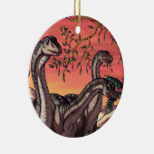 Dinosaurussen in Dusk Keramisch Ornament (Rechts)