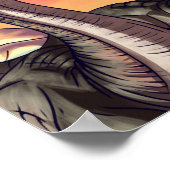 Dinosaurussen in Dusk Poster (Hoek)