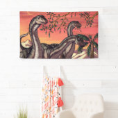 Dinosaurussen in Dusk Spandoek (Insitu)