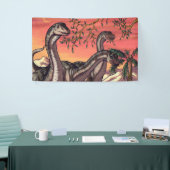 Dinosaurussen in Dusk Spandoek (Beurs)