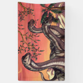 Dinosaurussen in Dusk Spandoek (Verticaal)