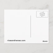 Dinosaurussen in een bar briefkaart (Achterkant)